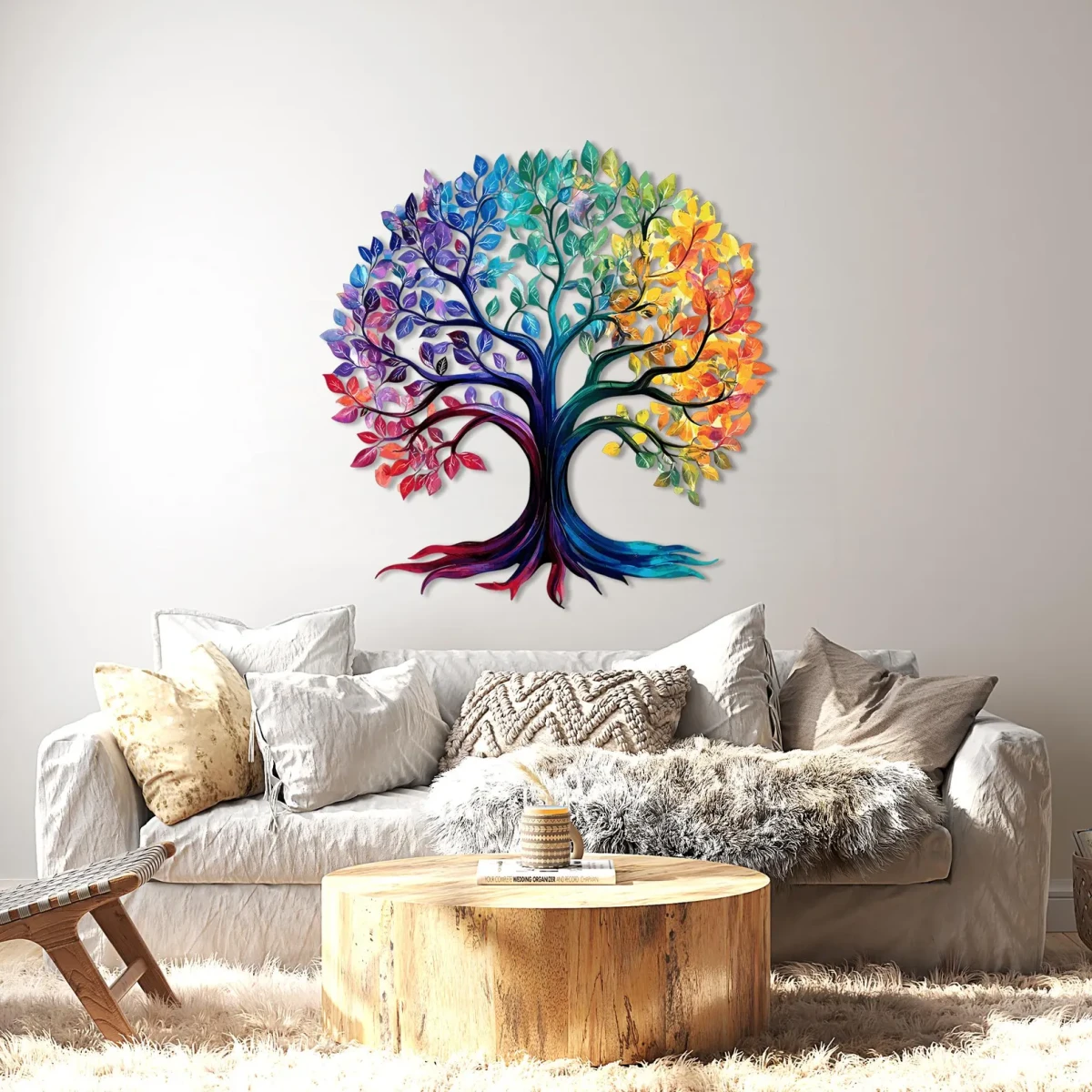 Hayat Ağacı Metal Duvar Sanatı