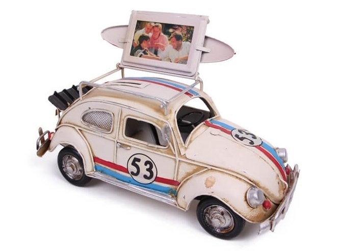 Metal Vosvos Araba Çerçeve / Kumbara