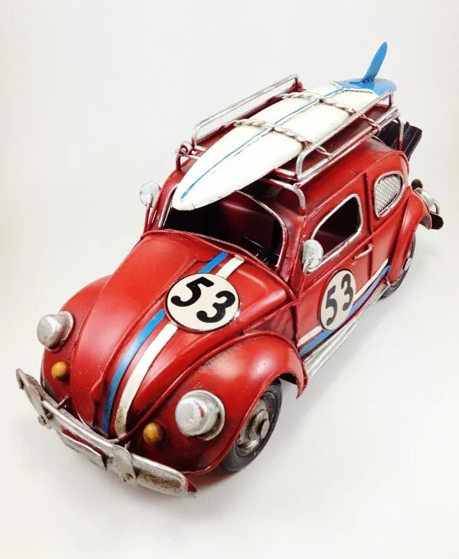 Resim Çerçeveli Metal Vosvos Araba Kumbara