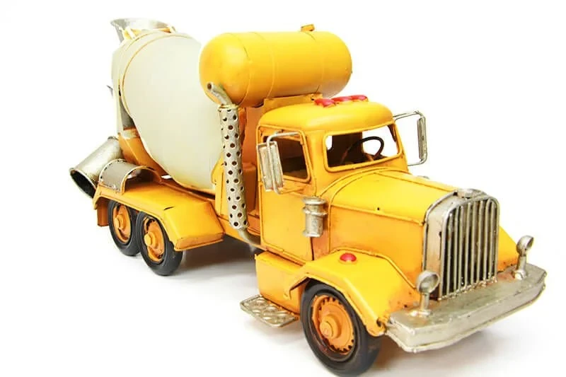 Dekoratif Metal Beton Mikseri Kamyon