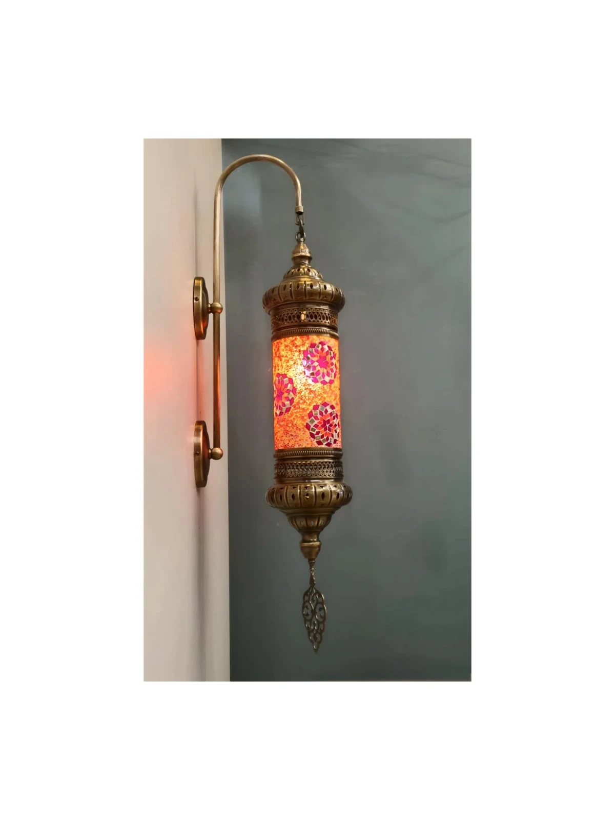 Mozaik Duvar Apliği - Duvar Lambası