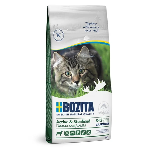 Bozita Outdoor Active Kuzu Etli Yetişkin Kısırlaştırılmış Kedi Maması 10KG