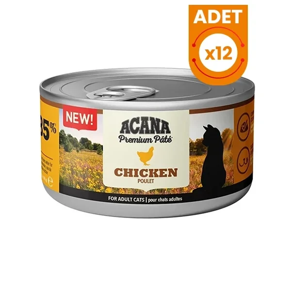 Acana Premium Pate Tavuklu Yetişkin Konserve Kedi Maması