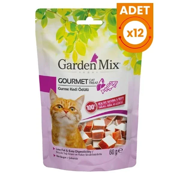 Garden Mix Gurme Düşük Yağlı Şekersiz Kedi Ödül Maması