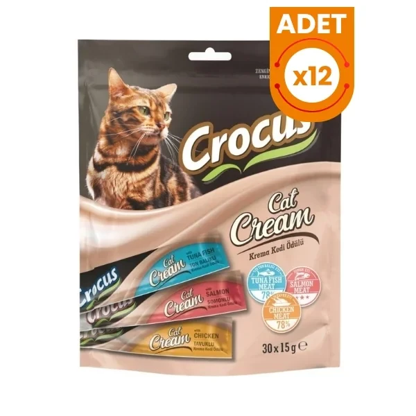 Crocus Karışık Lezzetler Sıvı Kedi Ödül Maması